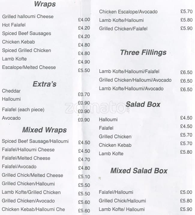 1 hotel mayfair room service menu