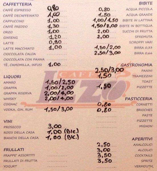 Menu di New Bar 