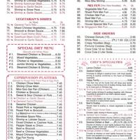 Wok N Roll Ocala Urbanspoon Zomato Scanned Menu For Wok 039