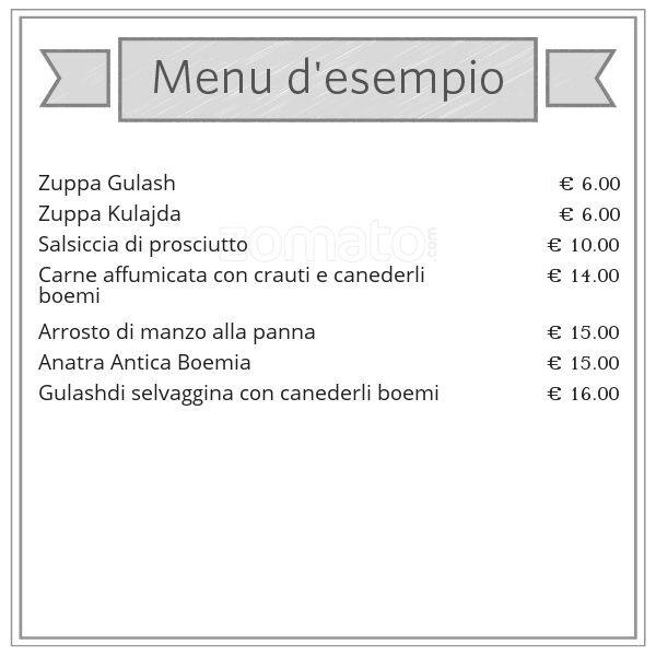 Menu di Tankovna 