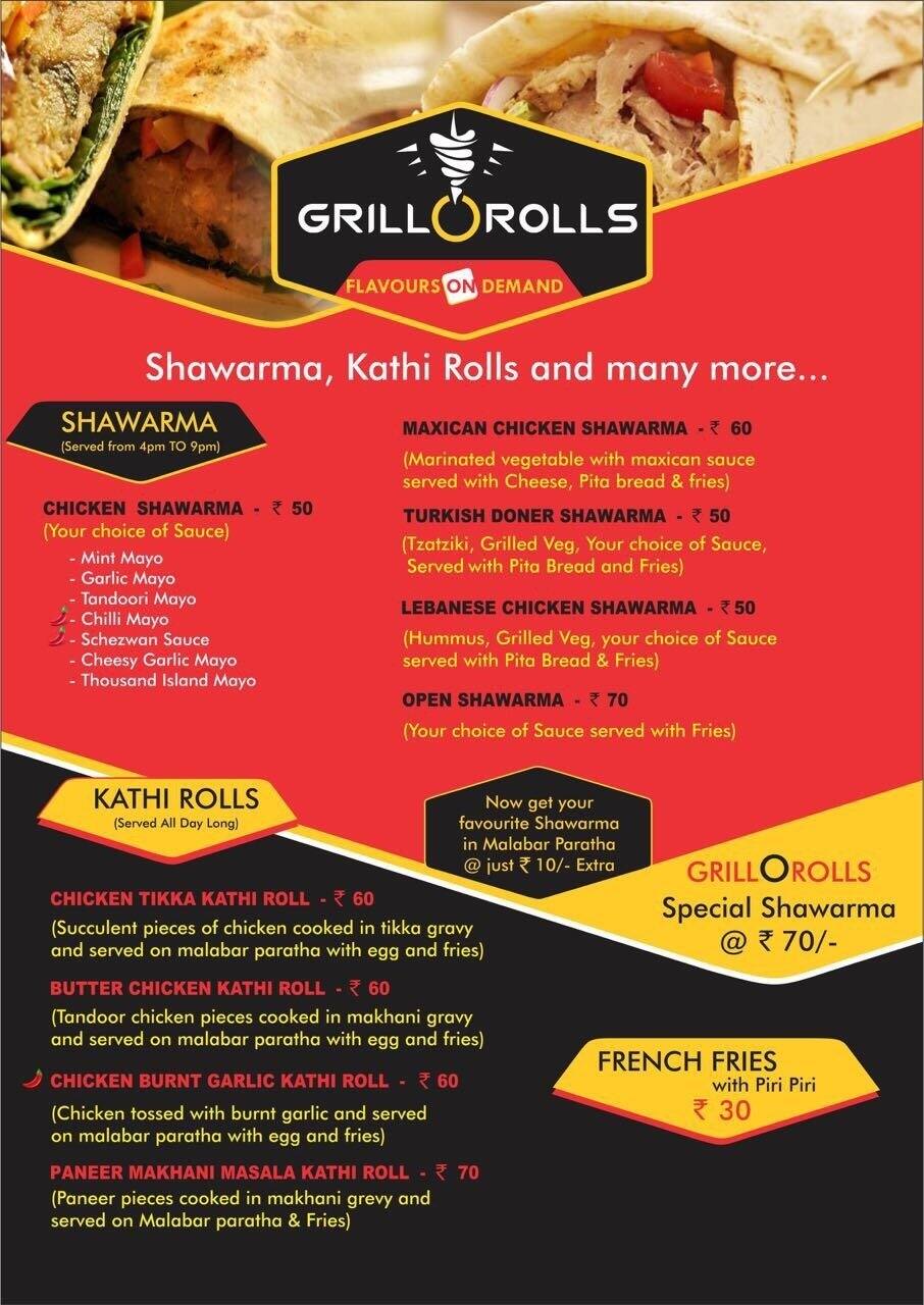 Grill O Rolls Menu, Menu for Grill O Rolls, Virar, Mumbai Zomato