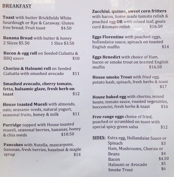 Cafe 70 Menu, Menu for Cafe 70, Surry Hills, Sydney - Urbanspoon/Zomato