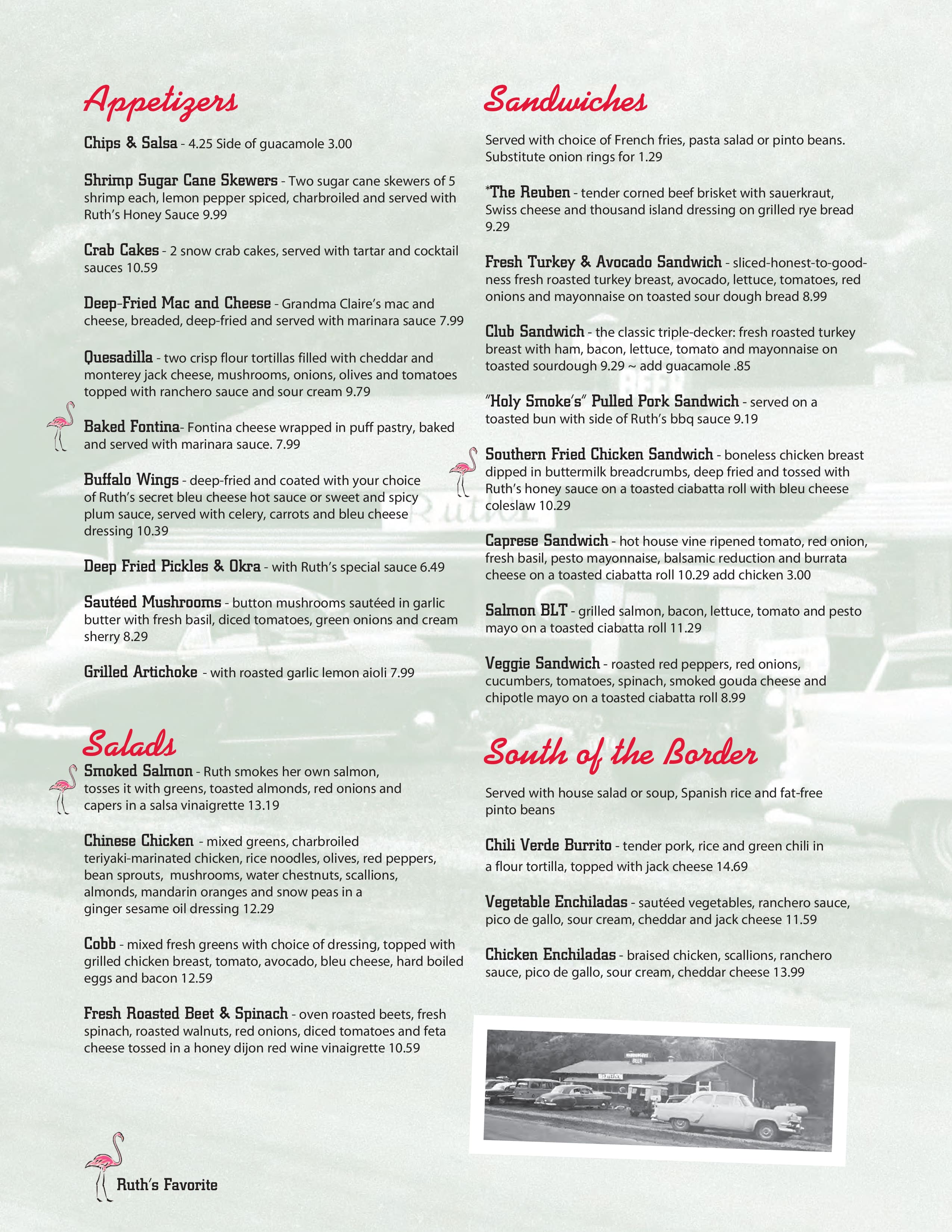 Ruth's Diner Menu, Menu de Ruth's Diner, Foothills, Salt Lake City Urbanspoon/Zomato
