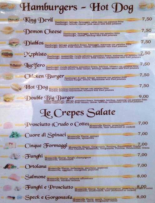 Menu di Devil Planet 