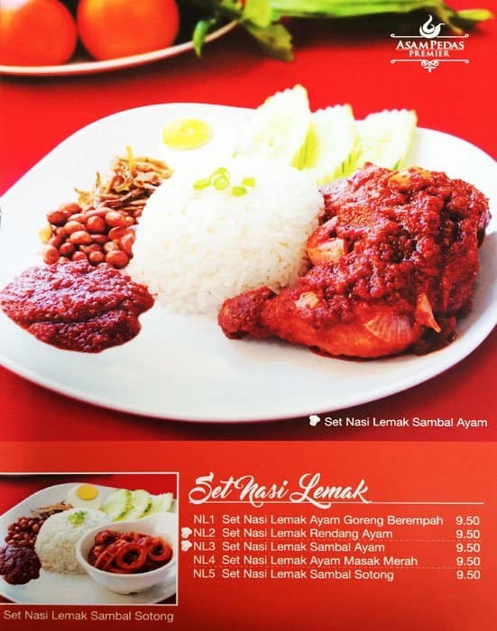 Asam Pedas Premier Menu, Menu for Asam Pedas Premier, Damansara Utama