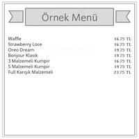 Bonjour Bubble Waffle Kumpir Menu