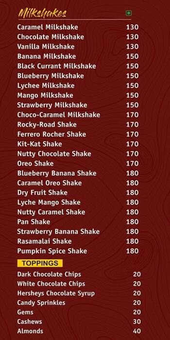 Menu at The snack hub, Vijayawada, GM27+589