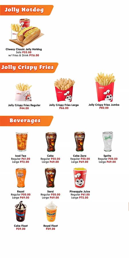 Carta de Jollibee