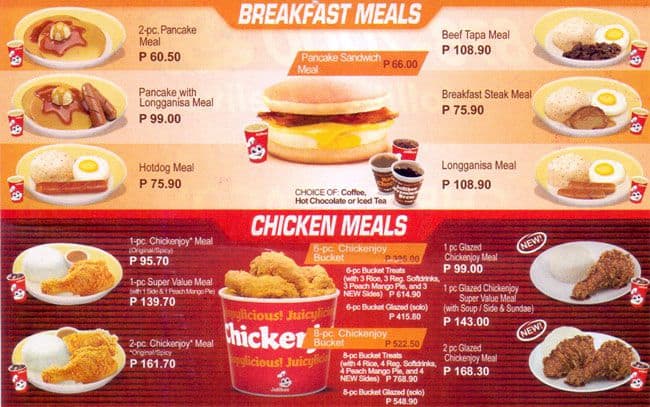 Jollibee Menu Menu For Jollibee Dolores Taytay Zomato Philippines