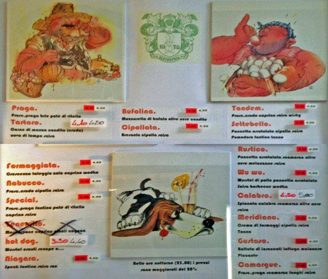 Menu di Paninoteca 
