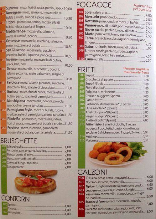 Menu di Pizza Style 
