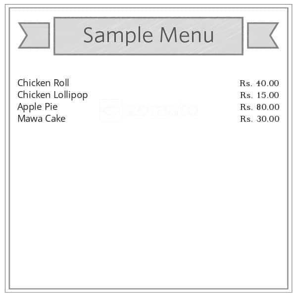 A1 kitchen menu