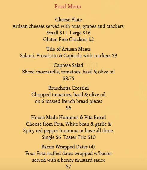 Wine Sensation Menu For Round Rock Wine Sensation Round Rock Menu