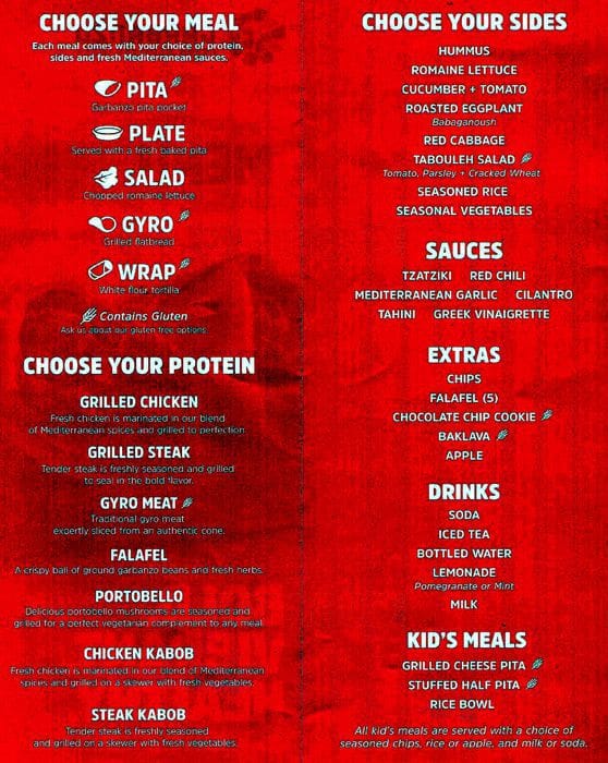 Garbanzo Menu, Menu for Garbanzo, LoDo, Denver Urbanspoon/Zomato