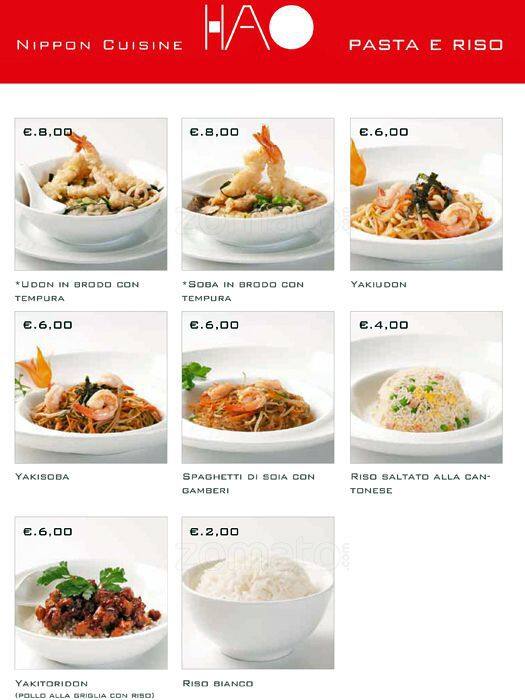 Menu di Hao 