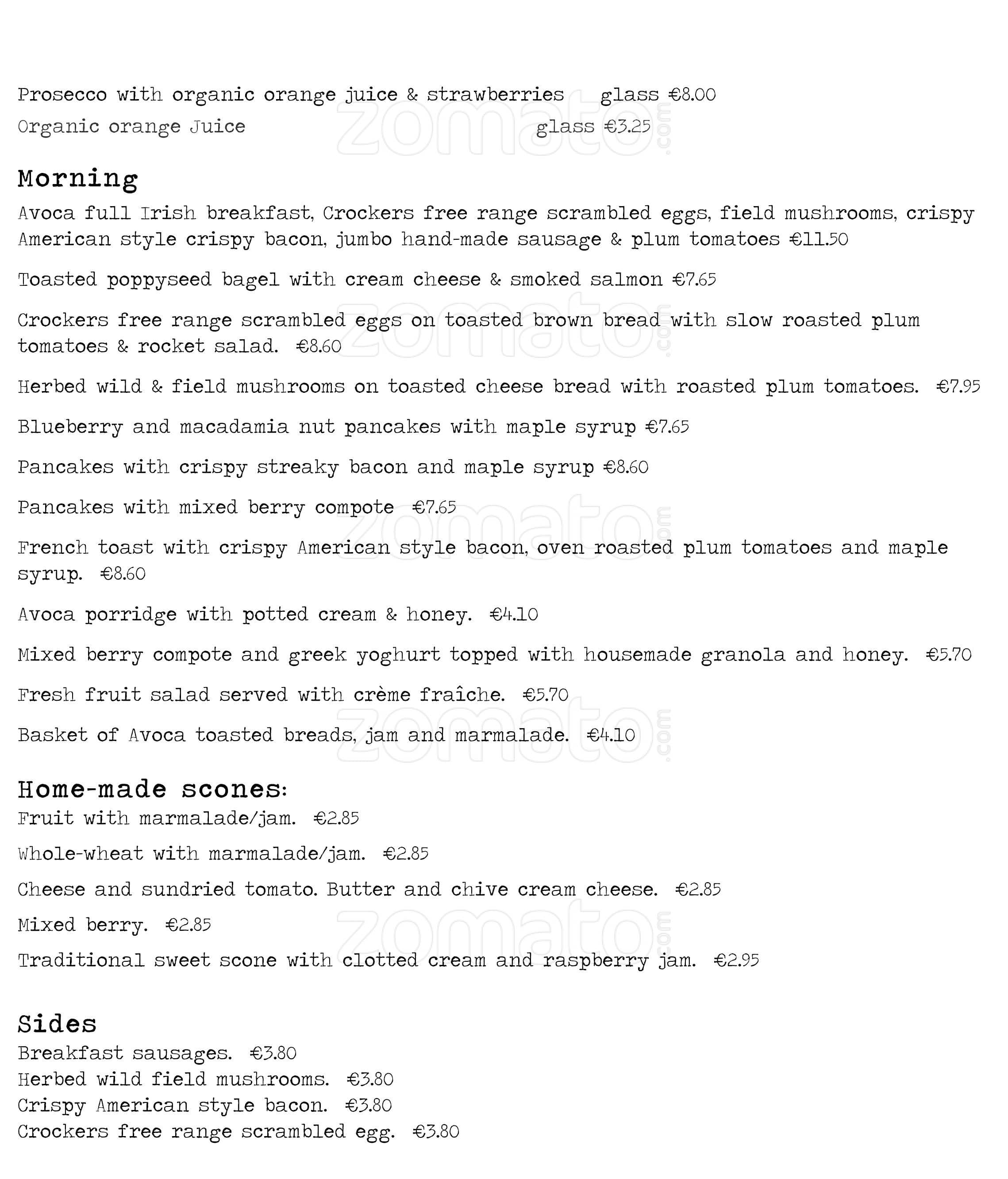 Gleaf Carytown Menu - 8usgf3c