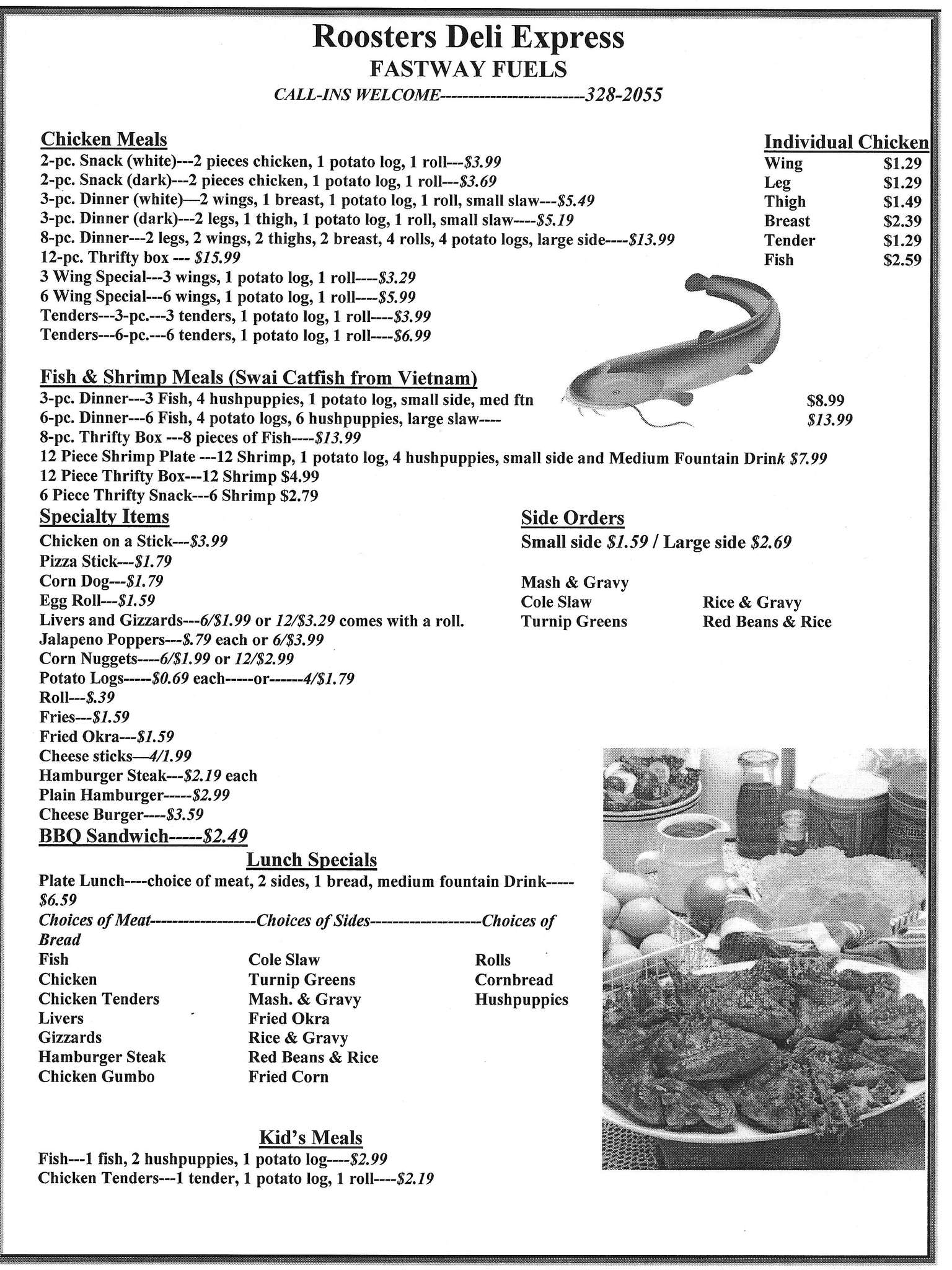 Roosters Deli Express Menu, Menu for Roosters Deli Express, Gulfport