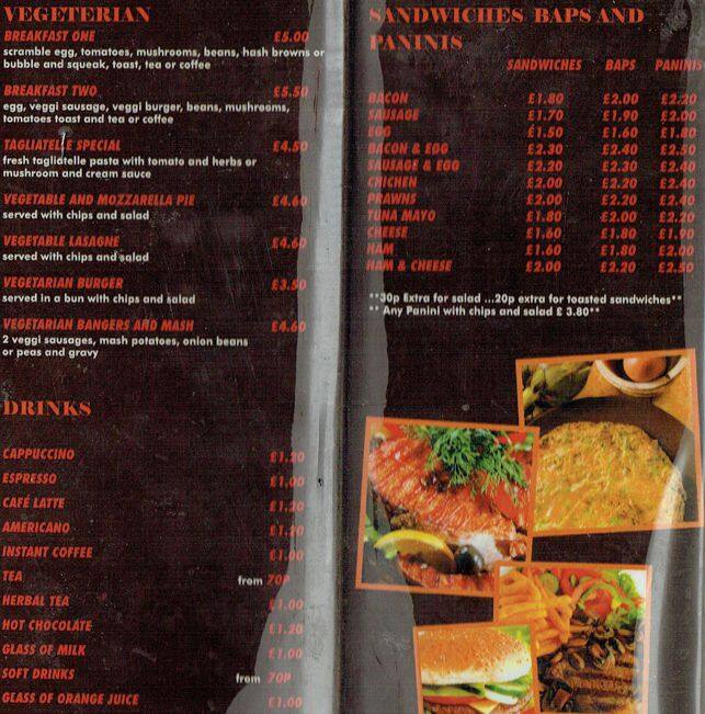 La Ruana menu