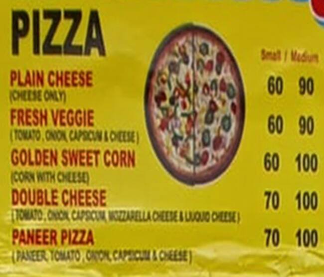 Menu of Yummy Pizza & Pasta, Karol Bagh, New Delhi