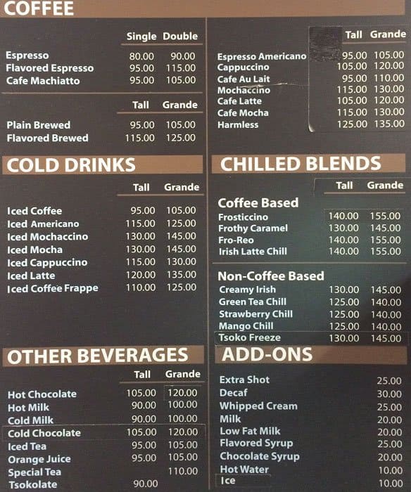 Coffee Dream Menu, Menu for Coffee Dream, Lahug, Cebu City - Zomato ...