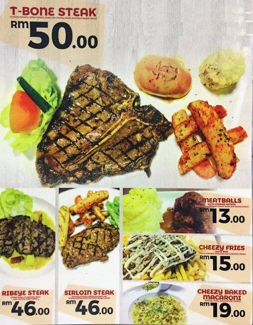 Spoon Steak House Menu, Menu for Spoon Steak House, Wangsa Maju, Kuala