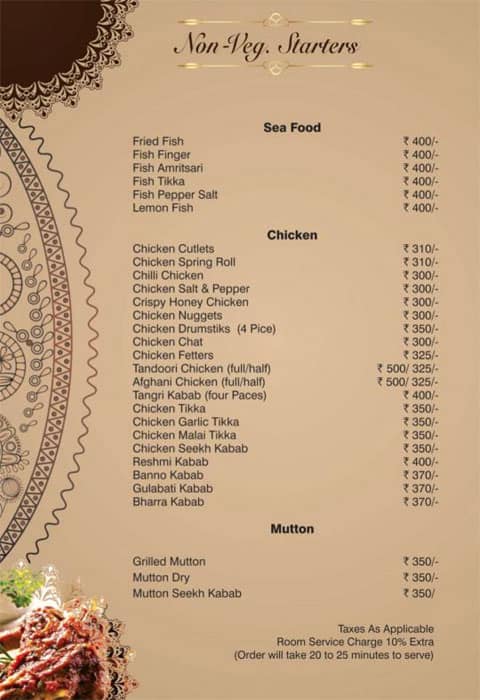Salt - Pepper Restaurant menu