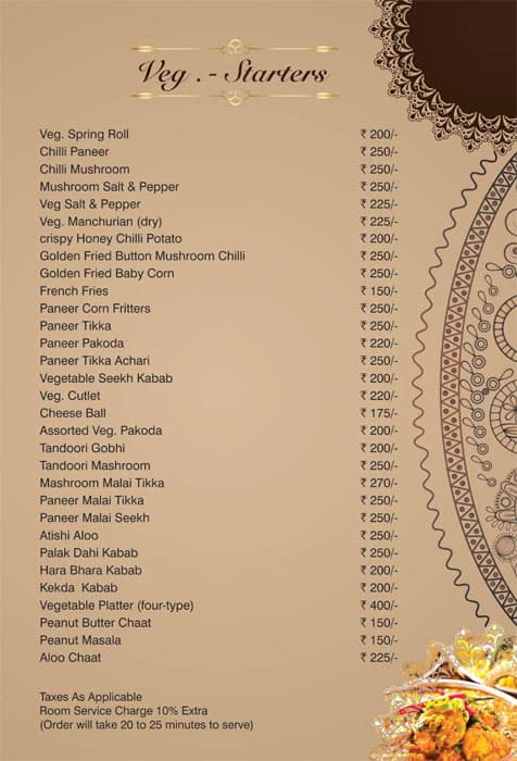 salt and pepper restaurant menu