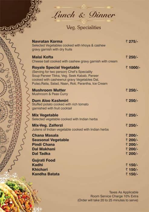 Salt - Pepper Restaurant menu