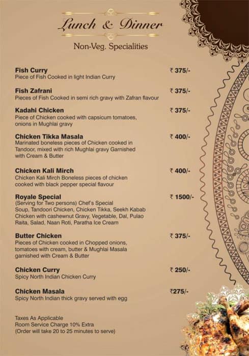 Salt - Pepper Restaurant menu