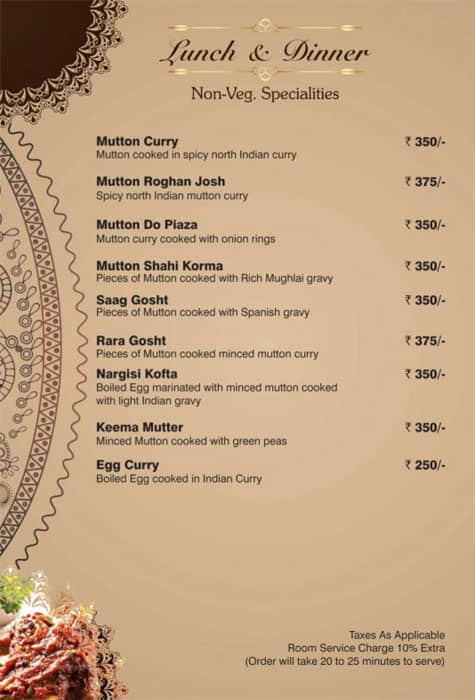 Salt - Pepper Restaurant menu