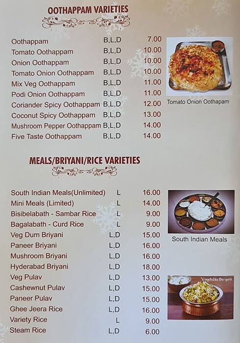 Menu At Aryaas Gourmet Veg Restaurant Sharjah menu-at-aryaas-gourmet-veg-restaurant-sharjah