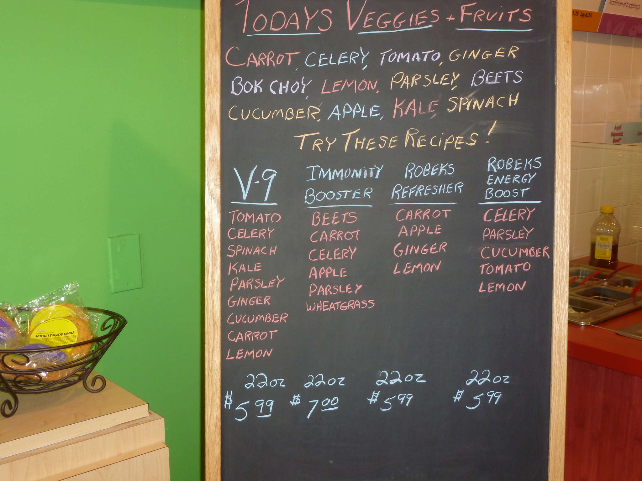 Robeks Juice Menü, Robeks Juice, West Hartford, Hartford için Menü Urbanspoon/Zomato