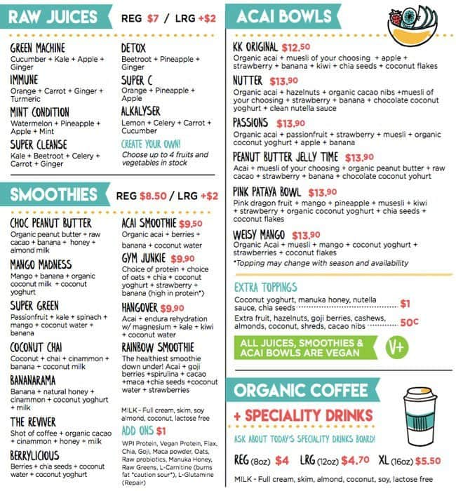 Kokobana Menu Menu For Kokobana Toowong Brisbane Urbanspoonzomato 6562