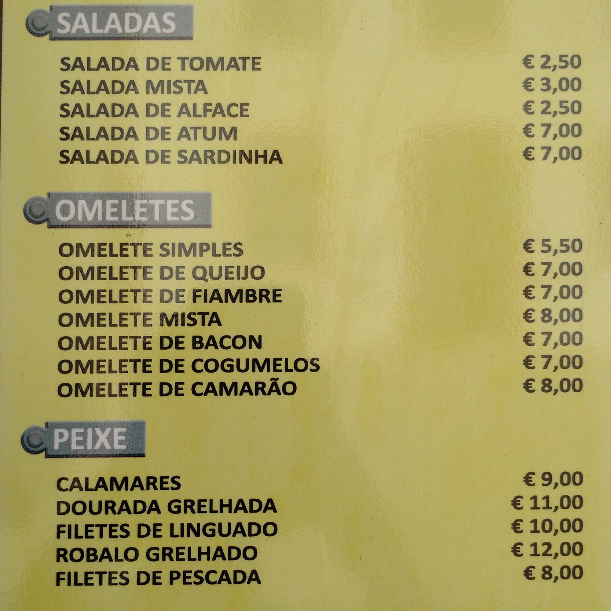 Zuca Kitchen menu