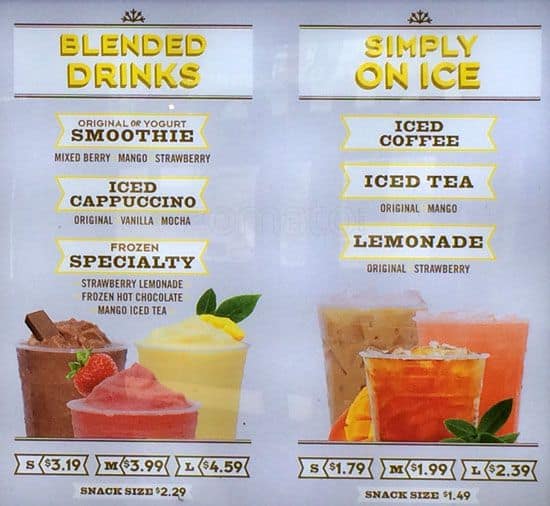 Country Style menu