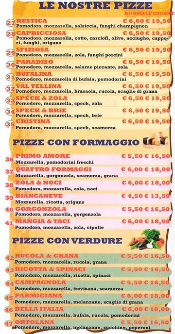 Menu di Joker 