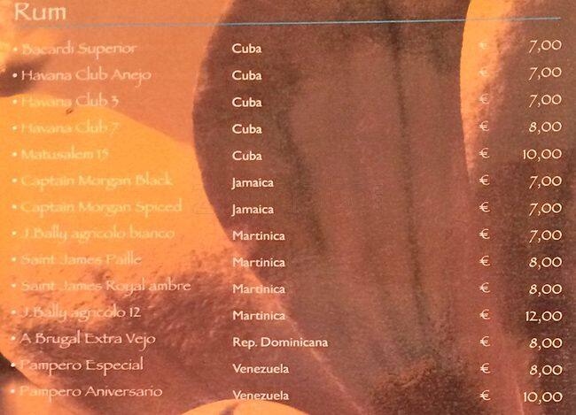 Magnolia Roma menu