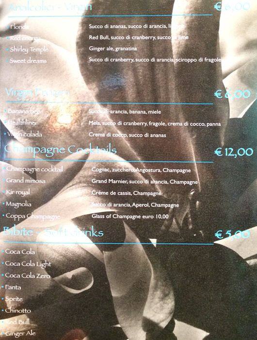 Magnolia Roma menu