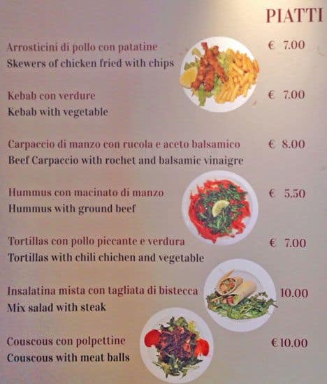 Menu di Master Kosher Meat 
