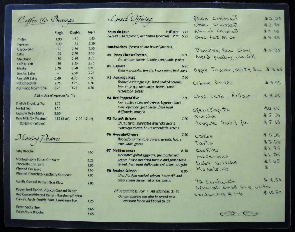 Darshan Bakery Menu, Menu de Darshan Bakery, Encinitas, San Diego