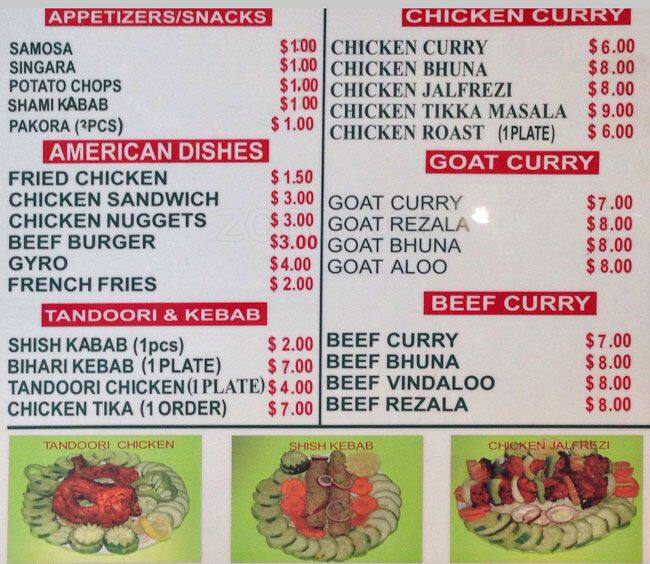 Bismillah Kebab & Curry Menu Urbanspoon/Zomato