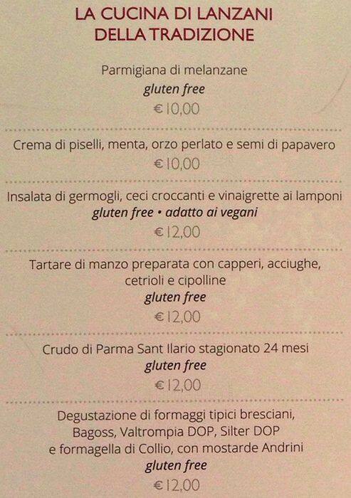 Menu di Franciacorta 