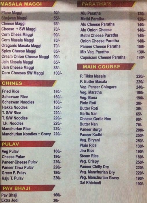 Arizona Restaurant Menu, Menu for Arizona Restaurant, Shivaji Nagar ...