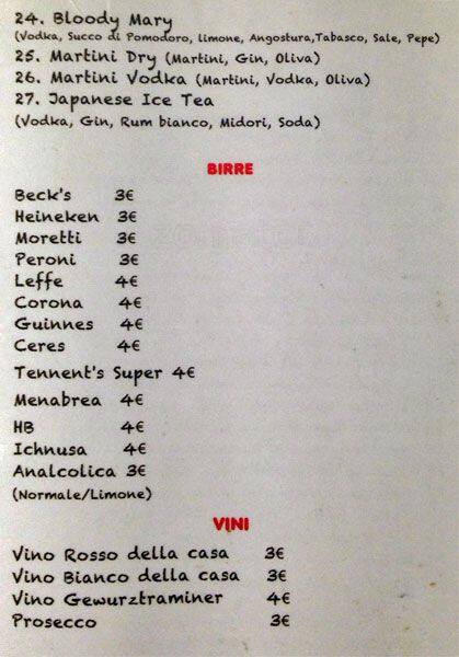 Menu di Red Cafè 
