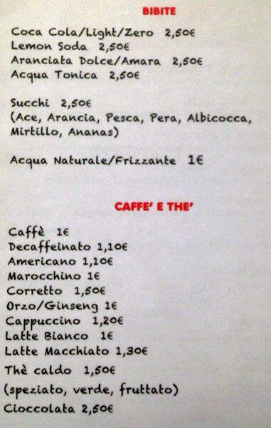 Menu di Red Cafè 