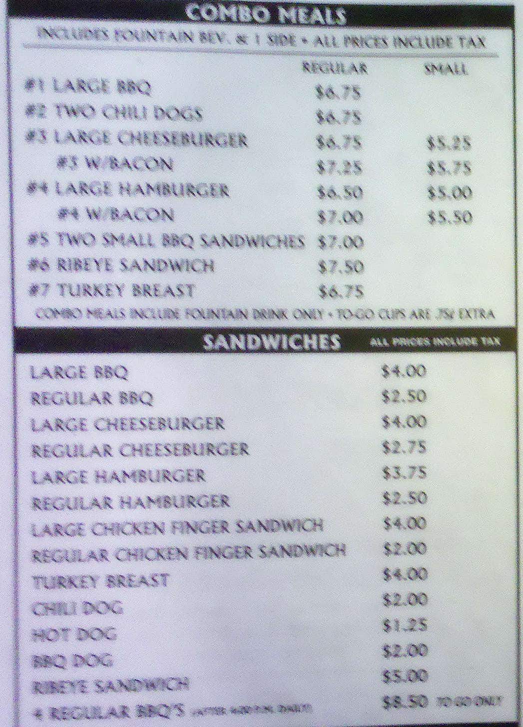 Pitt Stop Barbecue Menu, Menu for Pitt Stop Barbecue, Newton, Dothan Urbanspoon/Zomato