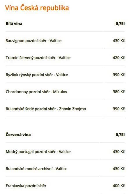 Concordia Ristorante menu