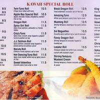 Kawaii Sushi Howard Beach New York City Urbanspoon Zomato Scanned Menu For Kawaii Sushi