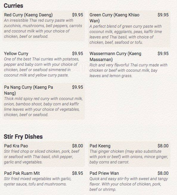 Menu at Sikhay Thai Lao Restaurant & Boba Tea & Pho, Fort Worth