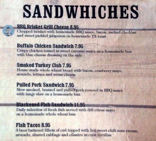 Menu at The Nodding Donkey pub & bar, Dallas, SMU Boulevard